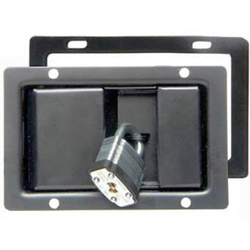Deep Dish Padlockable Paddle Hook Latch